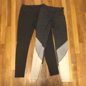2 pack of gray excersise pants